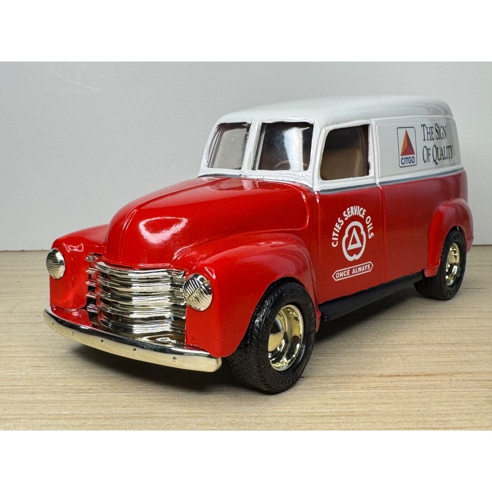 ERTL 1950 Chevy Panel Delivery Truck CITGO #4 Locking Coin Bank 9873 BNIB